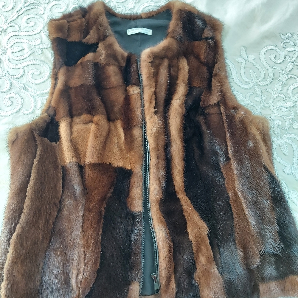 Alberto Makali mink vest
